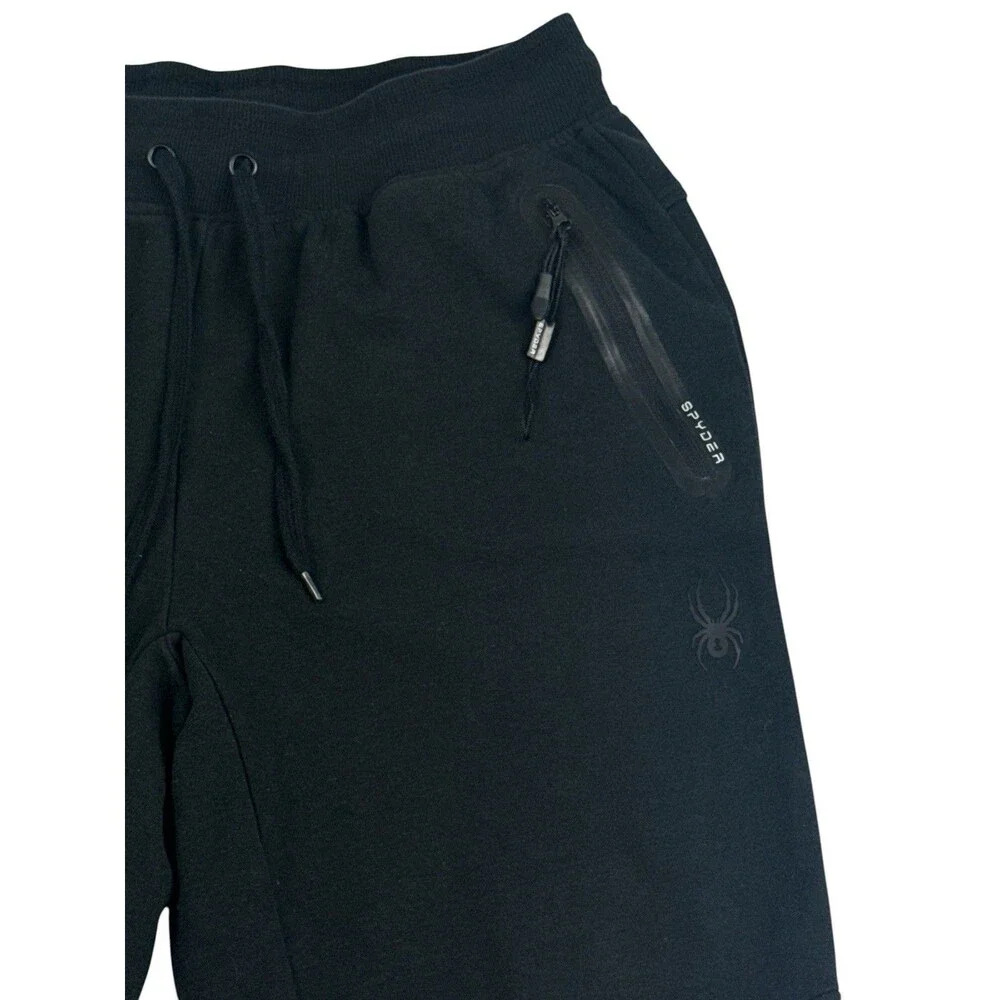 Spyder Men’s Joggers Medium Grey Black Athletic Sweatpants Performance Athletic